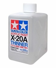 Tamiya 81040 X-20A Acrylic Paint Thinner 250ml Bottle UK Supplier