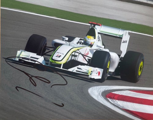 Jenson button signed 10x8 - jenson,