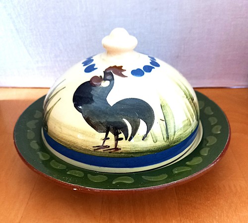 Torquay pottery butter - torquay, dish