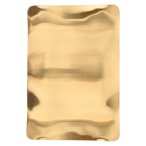 Stainless steel dessert plate - stainless,