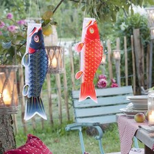 6 Pcs Koinobori Carp Windsock
