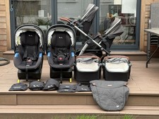 Full silver Cross Buggy System