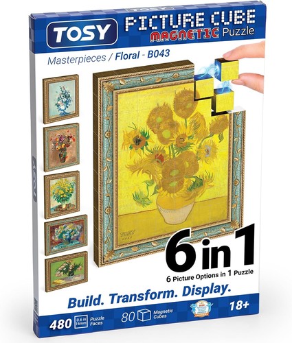 Picture cube floral - picture,