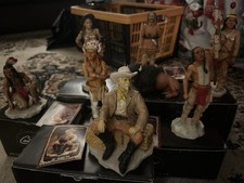 A Collection of Castagna Figurines From The Wild West Series