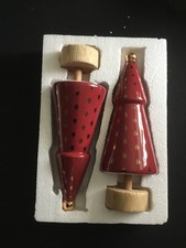 QVC Ceramic Red & Gold