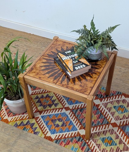 Vintage retro teak - tiled, top