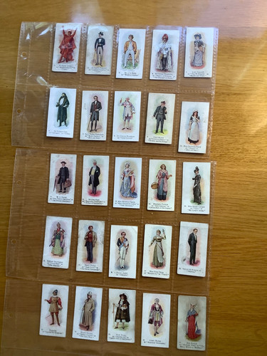 Cigarette cards players past - players,