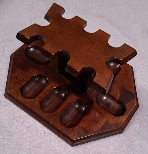 Pipe wooden rack - wooden,