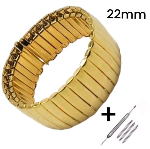 22mm gold expanding stainless - 22mm,