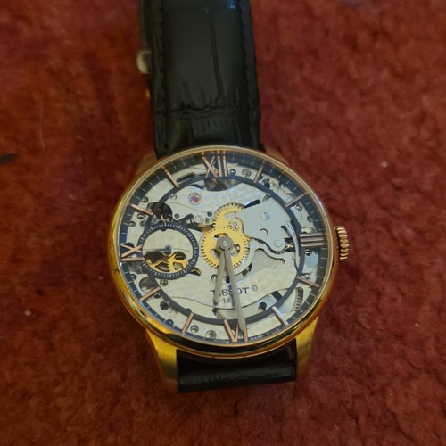 Tissot 1853 skeleton automatic - tissot,