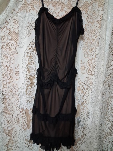 Vintage 90s dress black - vintage,