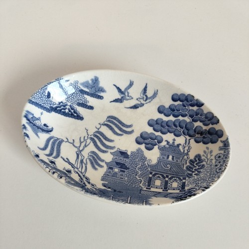 Blue willow wedgewood dish - willow,