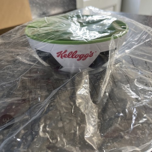 Kelloggs plastic football - kelloggs, bowl