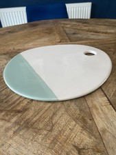 Jamie Oliver Cheese Board/Platter Stoneware Mint Green - 24cm. Excellent Cond
