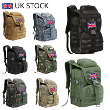 Backpack 40L fishing Large Capacity Tactical Combat Molle Rucksack X7 Inferno