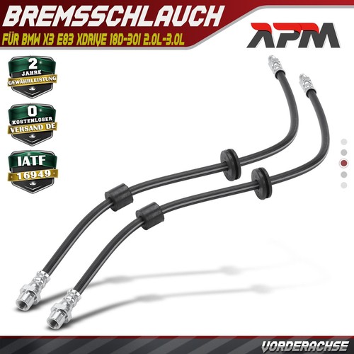 Brake hose front - brake, x3