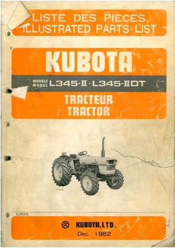 Kubota tractor l345 - tractor, &