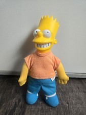 Vintage Bart Simpson Soft Bodied Doll 1990s retro toy, The Simpsons rare