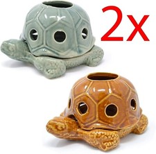 SET OF 2 TURTLE OIL BURNER
