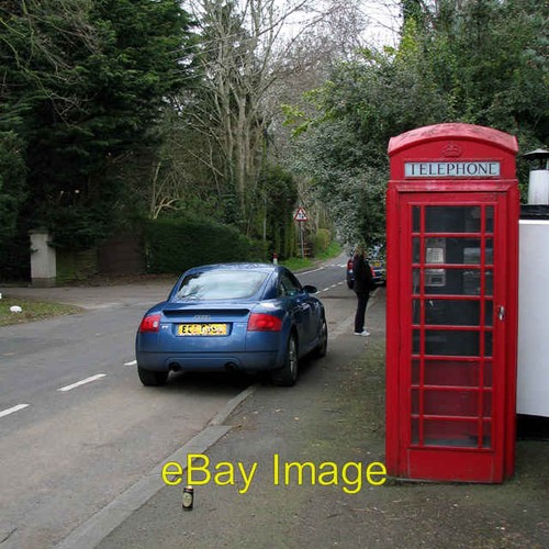 Photo 6x4 red - red, telephone