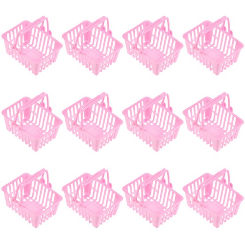 12pcs mini shopping baskets - 12pcs,
