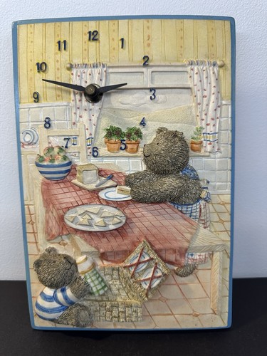 Teddy bear wall clock - bear,
