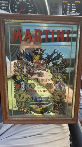 Martini rossi mirror 13x10 - &,