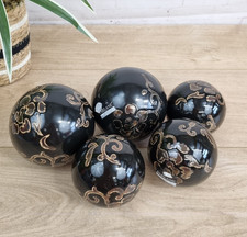 Ceramic Balls, Orbs Set of 5