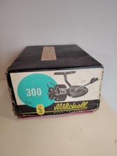 Vintage Mitchell 300 original Box, papers spare Spool and case 