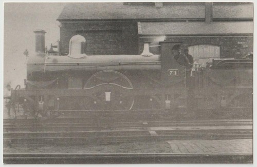 Railway postcard gwr class - railway,