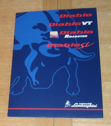 Lamborghini diablo brochure - lamborghini,