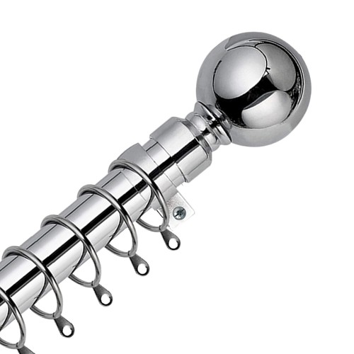 Metal curtain poles pole track - pole,