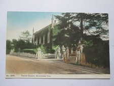 The Parish Church Winchmore Hill London Vintage Postcard H8