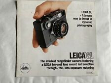 Leica CL, 8 x 8 In  14 Page  Product Brochure