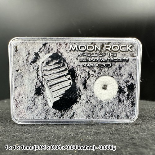 Certified lunar moon rock - rock,