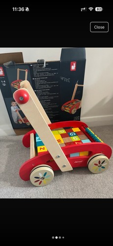Janod tatoo abc buggy - janod, walker