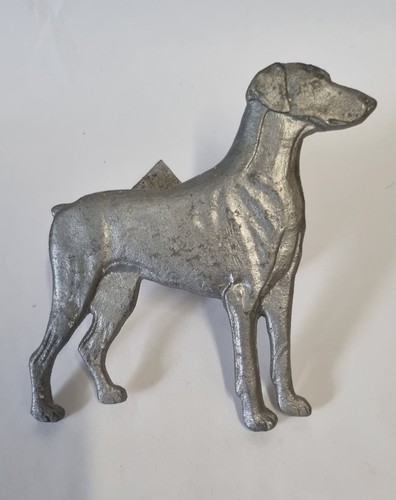 Vintage aluminium dog car - aluminium,