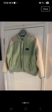 PENFIELD NEW WITHOUT TAGS MINT AND CREAM FLUFFY JACKET Size LARGE