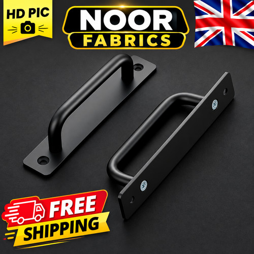 2pcs black door pull handles - 2pcs,