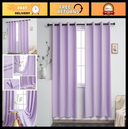 Lilac blackout curtains for - blackout,