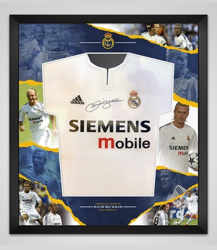 David beckham signed framed - david,