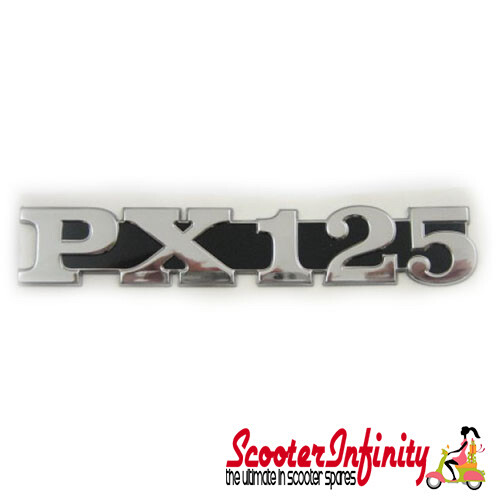 Badge sidepanel px125 black - sidepanel, (black