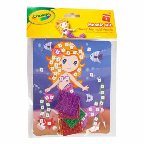 Crayola mermaid mosaic kit - mosaic,