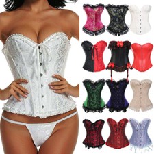 Ladies Sexy Overbust Boned