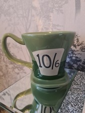 Disney Mad Hatter Hat Mug Cup 3D Alice in Wonderland Green Bnwot