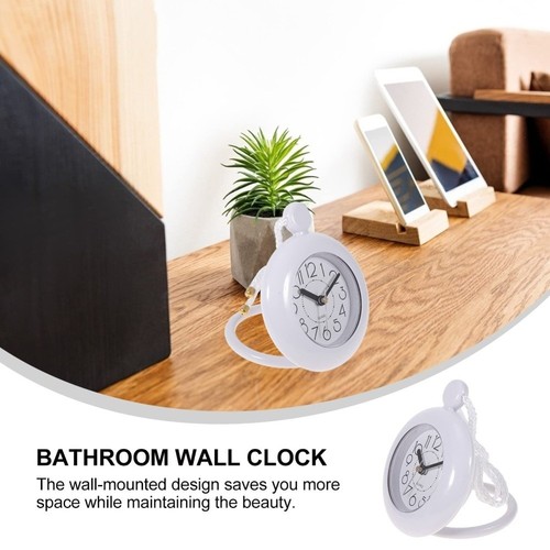 Bathroom clock waterproof with - bathroom,