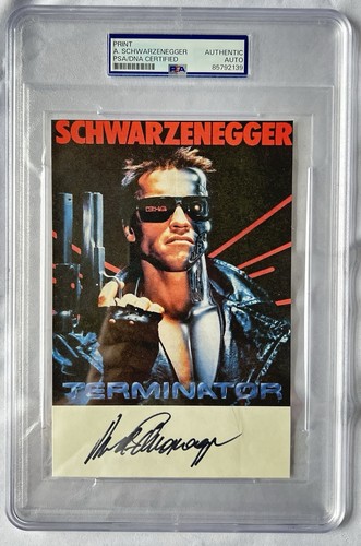 Arnold schwarzenegger signed - arnold,