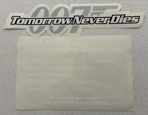 1997 vintage james - bond, 007
