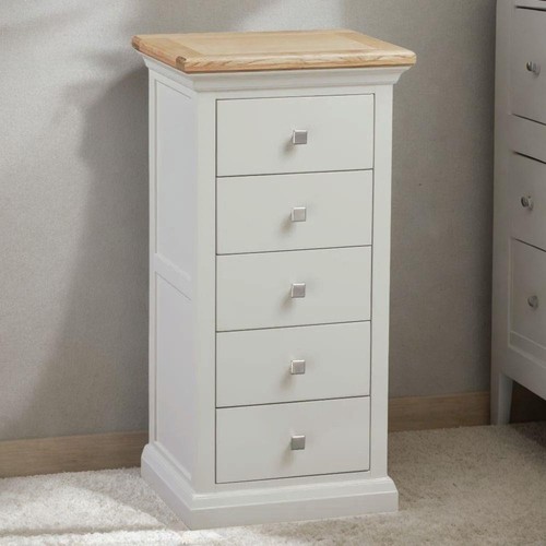 Painted tallboy chest - tallboy,