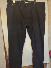 Mens Black Denim Jeans by Rockford Jeans Wear Waist 50 Leg 32 New Without Tags
